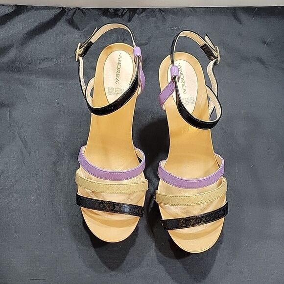 ANDREA MULTI-STRAPS HIGH HEEL STILETTOS SANDAL - Picture 1 of 15